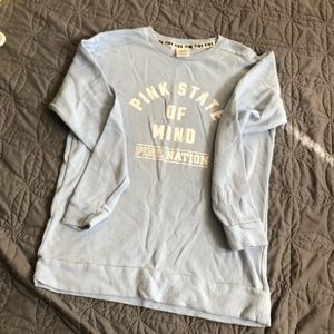 Pink long sleeved sweater